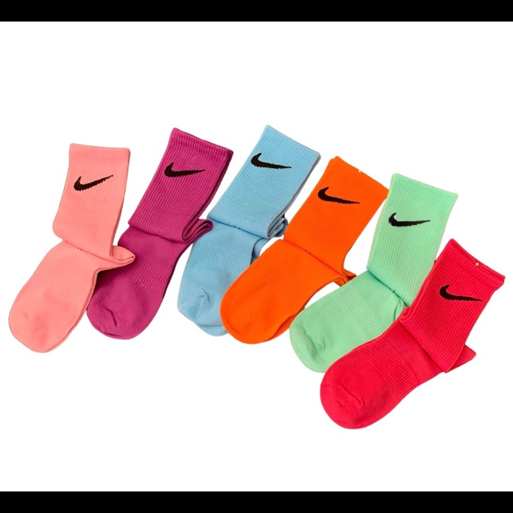 Bright Nike Crew Socks